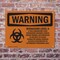 Signmission Biohazard Level II This Laboratory With Symbol OSHA Warning Sign, Plastic, 10in W x 7in L, 2PK OS-2PACK-WS-P-710-L-11985 - alternate 3
